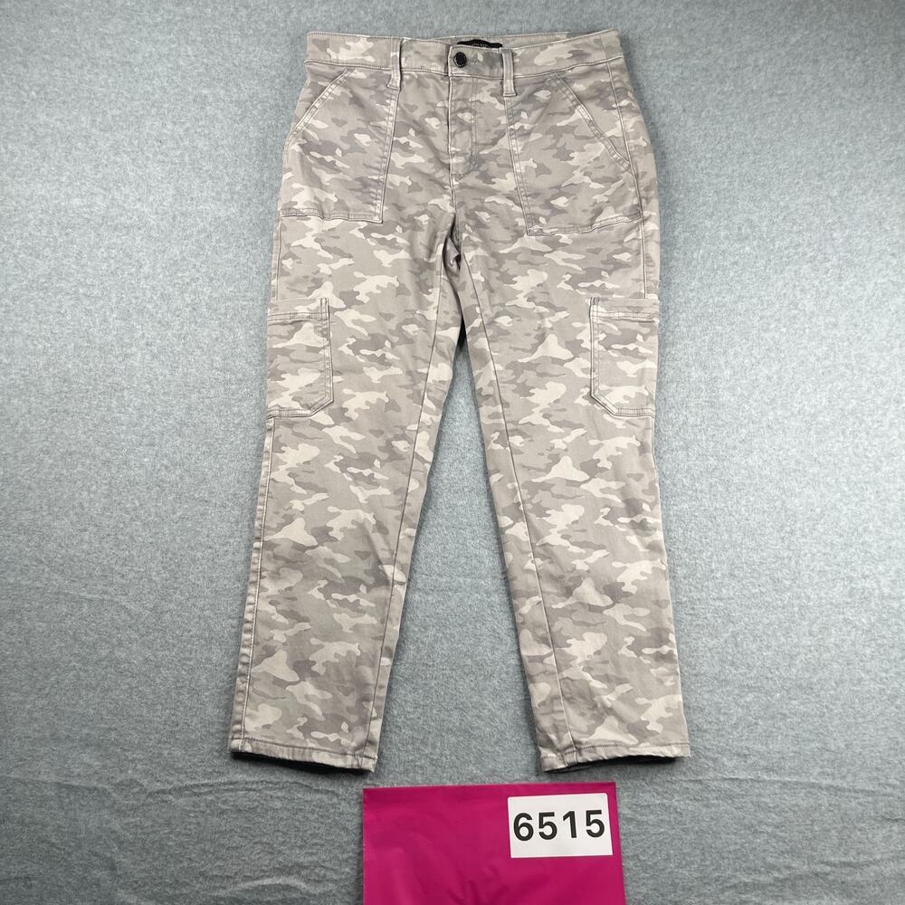 Banana Republic Camoflauge Pants Womens Petite Size 10 Casual Stretch